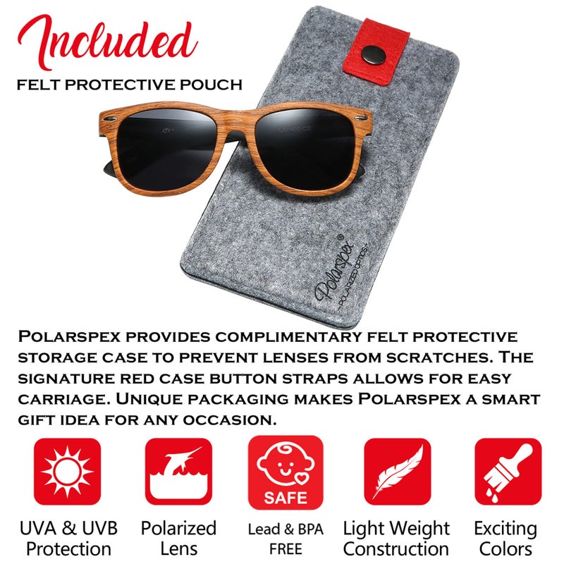 PolarSpex Toddler Sunglasses UV Protection â€“ Unbreakable Kids Polarized Sunglasses with Case for Boys & Girls age 2-8 - Image 2